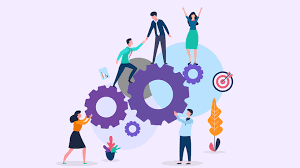 Team working together